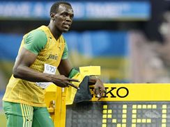 Usain Bolt a jeho svtov rekord na 200 metr - 19,19