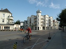 Nmecko, Usedom. Pmosk architektura potku minulho stolet, dnes jeden z velmi drahch hotel v Ahlbecku 