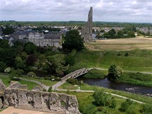 Irsko, vhled z hradu Trim