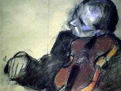 Edgar Degas - Houslista