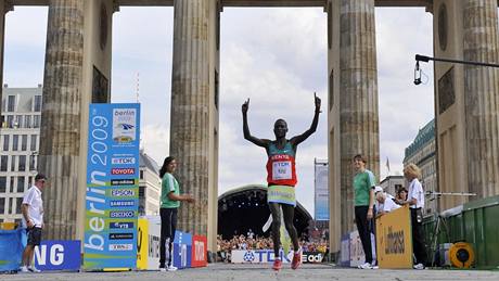 Vítz maratonu Abel Kirui