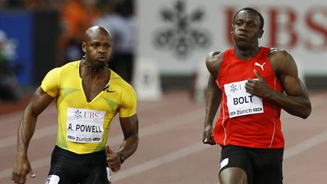 Asafa Powell a Usain Bolt