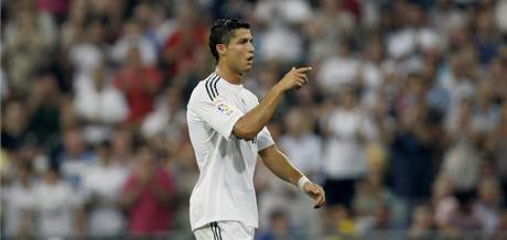 POVEDENÝ DEBUT. Cristiano Ronaldo vstelil v prvním zápase za Real Madrid první gól.