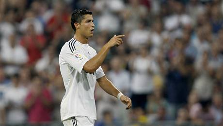 POVEDENÝ DEBUT. Cristiano Ronaldo vstelil v prvním zápase za Real Madrid první gól.