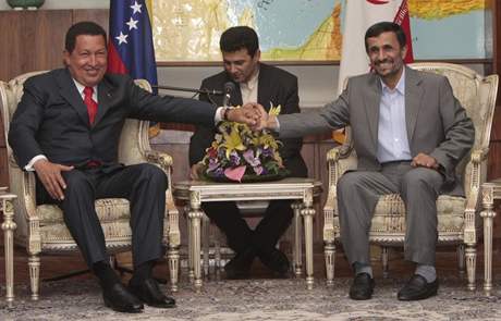 Venezuelský prezident jednal se svým íránským protjkem (6.9.2009)