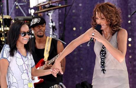 Whitney Houston v Central Parku v New Yorku a jej dcera Bobbi Kristina Brown