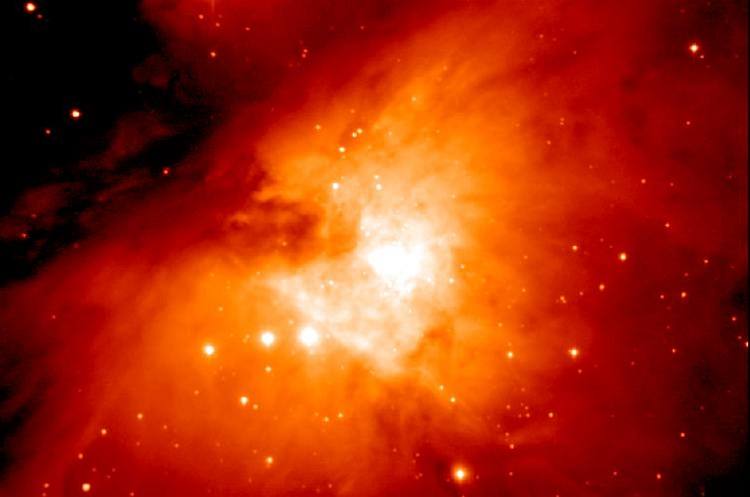 Observato na Kleti - sted velké mlhoviny v Orionu