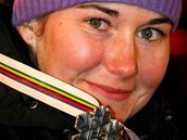 árka Záhrobská se stíbrnou medailí z MS 2009