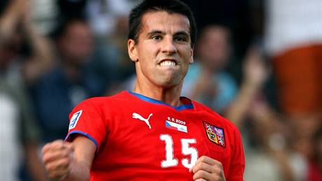 esko: útoník Milan Baro se raduje ze vsteleného gólu