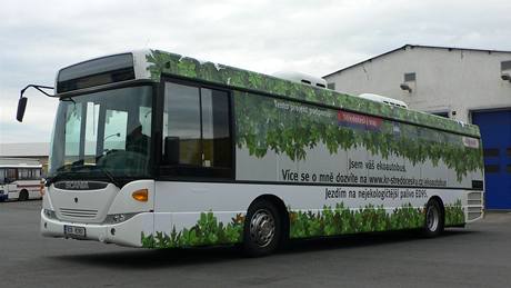 Ekologický autobus na bioethanol.