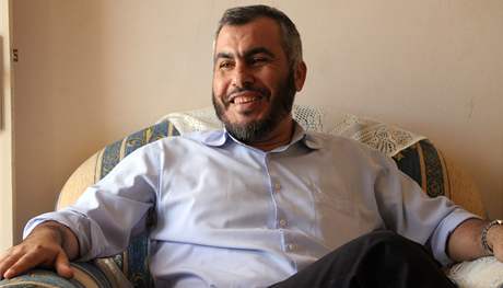 Vysoký pedstavitel Hamasu Ghazí Hamad 