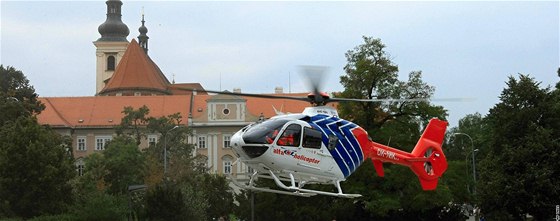 Pro zranného idie na Blanensku musel pilett vrtulník záchraná. Ilustraní foto