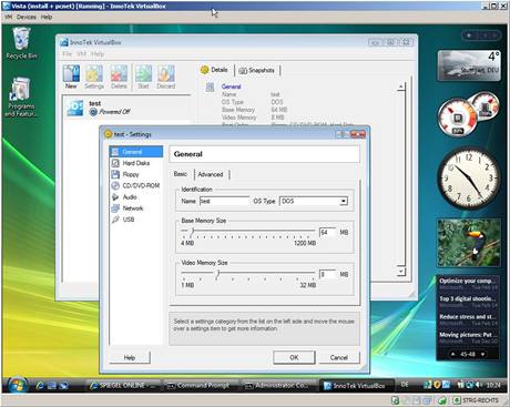 VirtualBox s Windows 7