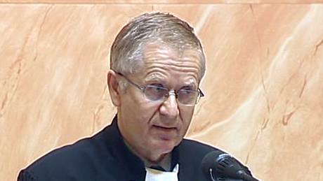 Soudce Pavel Holländer pi jednání Ústavního soudu v Brn. (10. záí 2009)