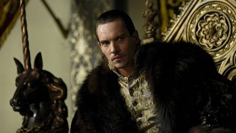 Jonathan Rhys Meyers, dritel Zlatého glóbu, ve tetí ad seriálu Tudorovci. Ta momentáln bí na HBO.