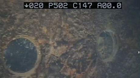 Zábry z vraku lodi s toxickým odpadem, který leí v plkilometrové hloubce
