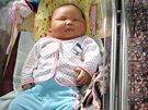 Dít váící 8,7 kilogram se narodilo v Indonésii