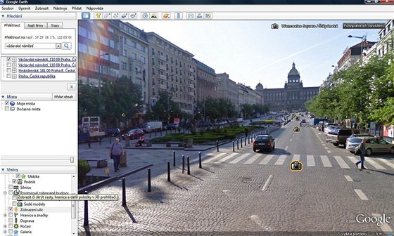 Google Street View Prahy