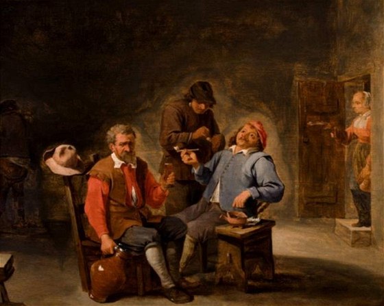 David II: Teniers: Piják a kuáci (30. - 40. léta 17. století)