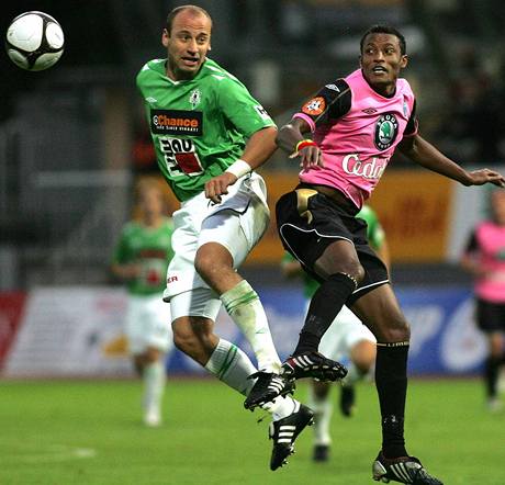 Jablonec - Mlad Boleslav: Pavel Drsek (vlevo) a Lemessa