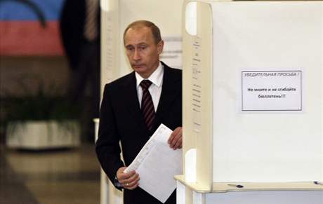 Regionální volby v Rusku vyhrálo tém vude Putinovo Jednotné Rusko (12.10.2009)