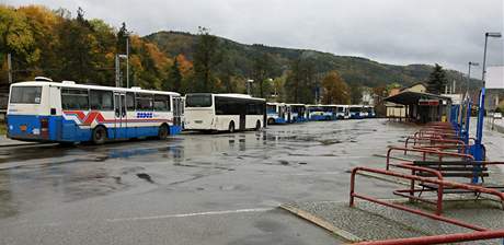 Autobusové nádraí v Blansku 