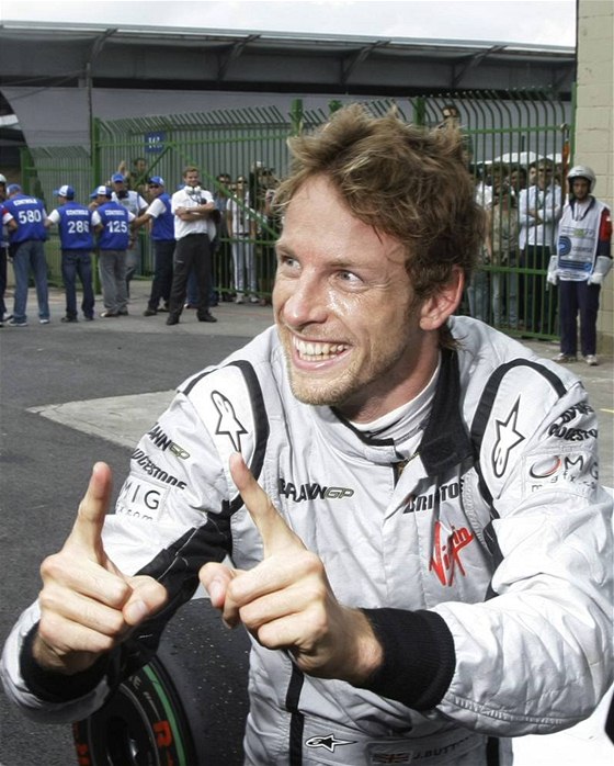 Nový mistr svta Jenson Button