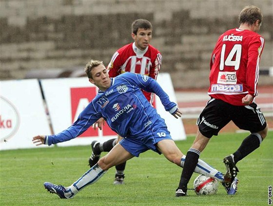 Richard Veverka jet ve druhé lize. V ní Ústí pomohl loni na podzim 11 góly.