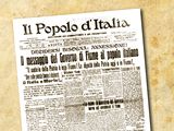 Italsk noviny Il popolo d'Italia