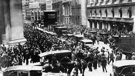Hospodáská krize - Wall Street 1929