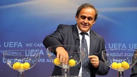 Michel Platini pi losování 