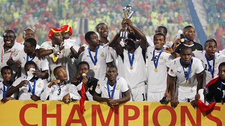 Fotbalisté Ghany, misti svta do 20 let