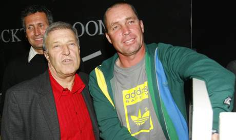 Jan Kode (vlevo) a Ivan Lendl