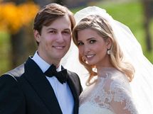 Ivanka Trumpová a Jared Kushner jsou ji manelé. První svatební foto