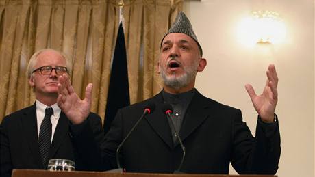 Afghánský prezident Hamíd Karzáí (20. íjna 2009)