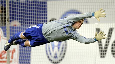 Schalke 04 - Hamburk: domácí brankář Manuel Neuer Schalke 04 - Hamburk: domácí brankář Manuel Neuer