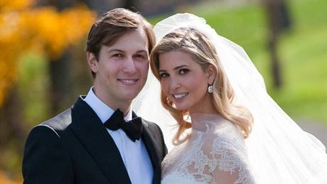 Ivanka Trumpová a Jared Kushner jsou ji manelé. První svatební foto