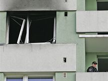 Vbuch a nsledn por v panelovm dom na ulici Hodonnsk v Brn