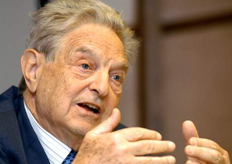 George Soros, pedseda pedstavenstva spolenosti Soros Fund Management a...