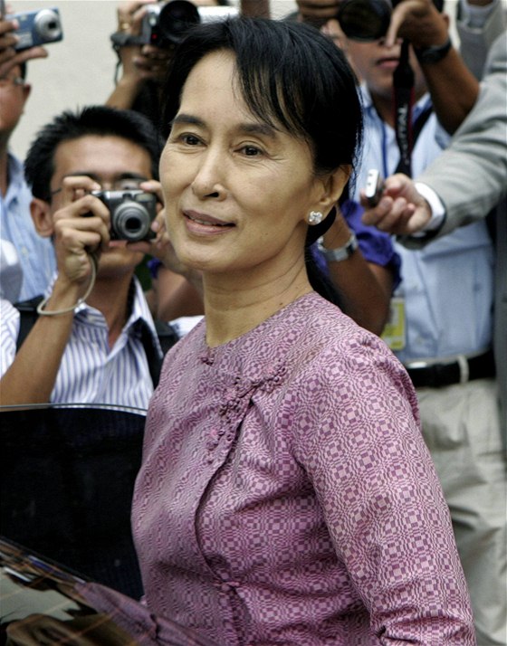 Barmská disidentka Do Aun Schan Su ij (4. listopadu 2009)