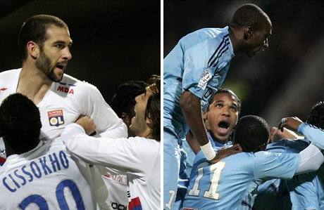 Lyon se v zápase s Marseille radoval ze vstelené branky ptkrát, stejn jako soupe.