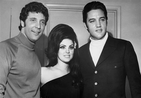 Tom Jones, Priscilla Presley a Elvis Presley v Las Vegas