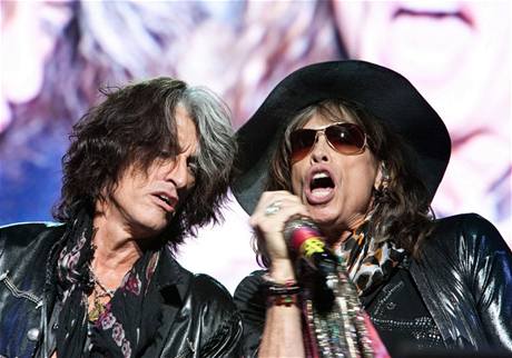 Opory Aerosmith Joe Perry a Steven Tyler, v 70. letech znm t jako Toxic Twins