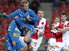 Slavia - Plze: hostujc David Limbersk stl