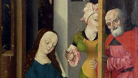 Vestfálský malí: Narození Krista (kol. 1480)