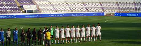 etí fotbalisté ped utkáním s Ázerbájdánem