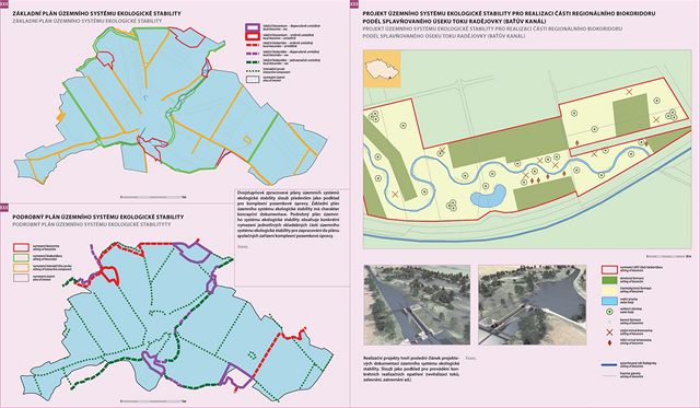 Atlas krajiny eské republiky - plány Územního systému ekologické stability.