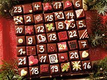 Nugátový adventní kalendá
