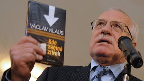 Klaus pedstavil knihu Kde zaíná zítek