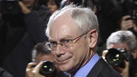 První "prezident" Evropské unie Herman van Rompuy (19. listopadu 2009)